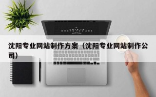 咸阳沈阳专业网站制作方案（沈阳专业网站制作公司）